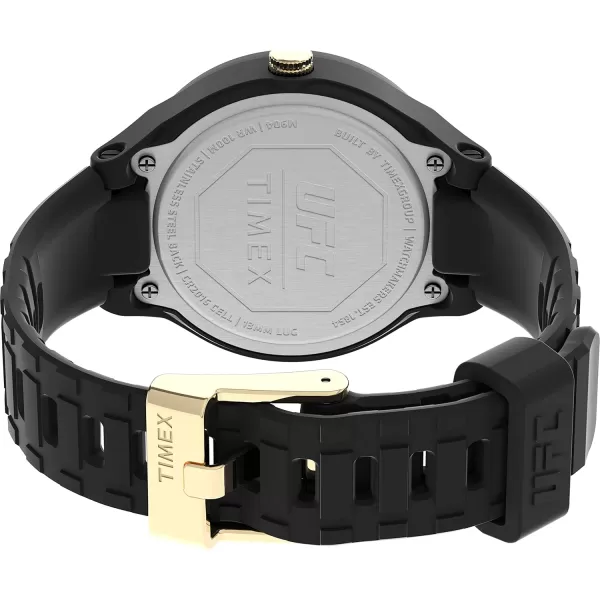 Timex UFC Midsize Shogun 38mm Watch  Black Strap Black Dial Black Case