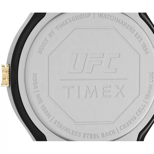 Timex UFC Midsize Shogun 38mm Watch  Black Strap Black Dial Black Case