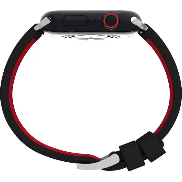 Timex UFC Smartwatch Band Compatible with Apple Watch 44mm  45mm  49mmBlackRed