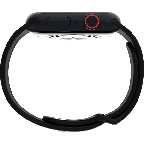 Timex UFC Smartwatch Band Compatible with Apple Watch 44mm  45mm  49mmBlackSilverRed Splatter