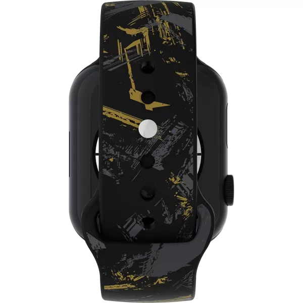 Timex UFC Smartwatch Band Compatible with Apple Watch 44mm  45mm  49mmBlackSilverYellow
