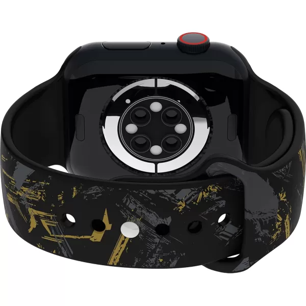 Timex UFC Smartwatch Band Compatible with Apple Watch 44mm  45mm  49mmBlackSilverYellow