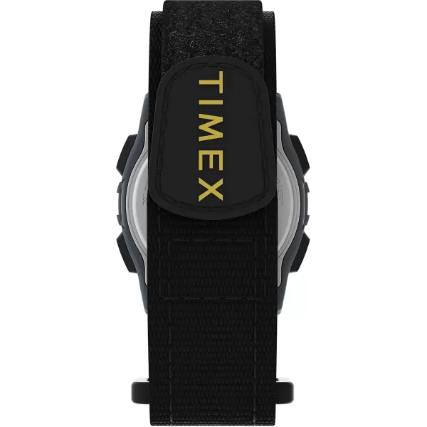 Timex UFC Unisex Rivalry 33mm Watch  Black Velcro Digital Dial Black Case