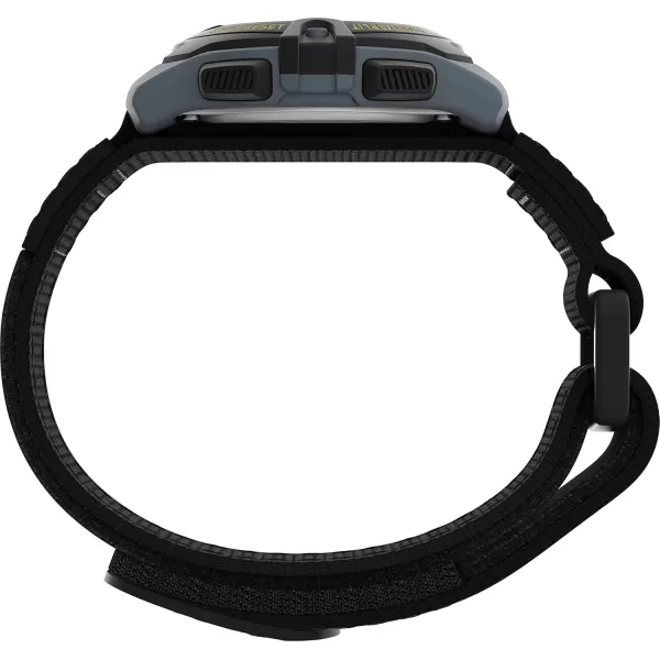 Timex UFC Unisex Rivalry 33mm Watch  Black Velcro Digital Dial Black Case