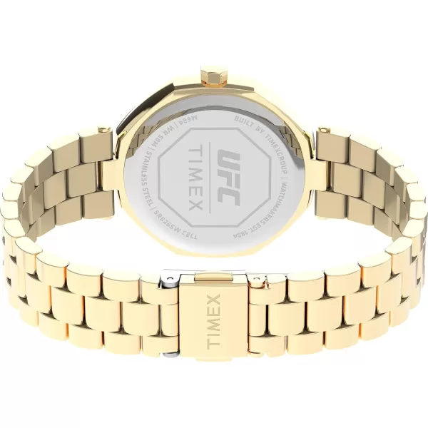 Timex UFC Womens Jewel 36mm WatchGoldToneBlackGoldTone
