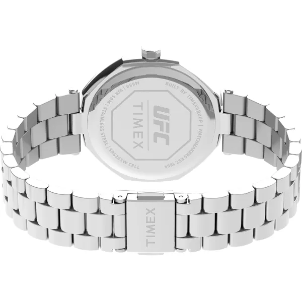 Timex UFC Womens Jewel 36mm WatchSilverToneSilverToneSilverTone