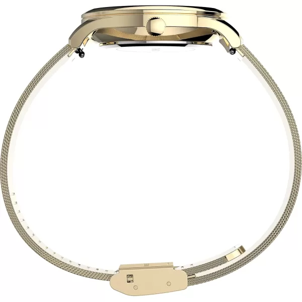Timex Womens Easy Reader WatchGoldToneGoldToneWhite32mm
