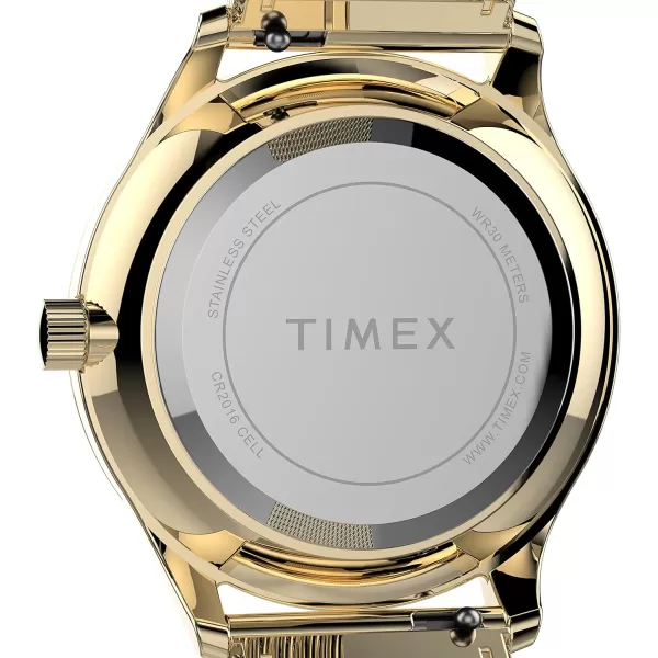 Timex Womens Easy Reader WatchGoldToneGoldToneWhite32mm