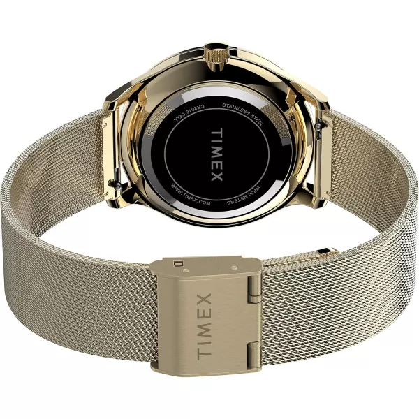 Timex Womens Easy Reader WatchGoldToneGoldToneWhite32mm