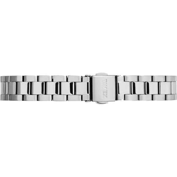 Timex Womens Easy Reader WatchSilverToneSilverToneWhite30mm
