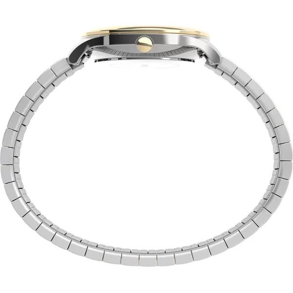 Timex Womens Easy Reader WatchTwoToneTwoToneWhite32mm