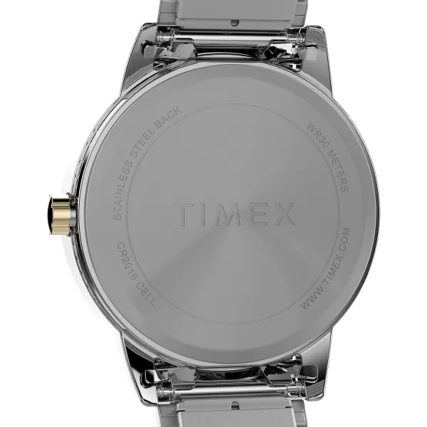 Timex Womens Easy Reader WatchTwoToneTwoToneWhiteD30mm