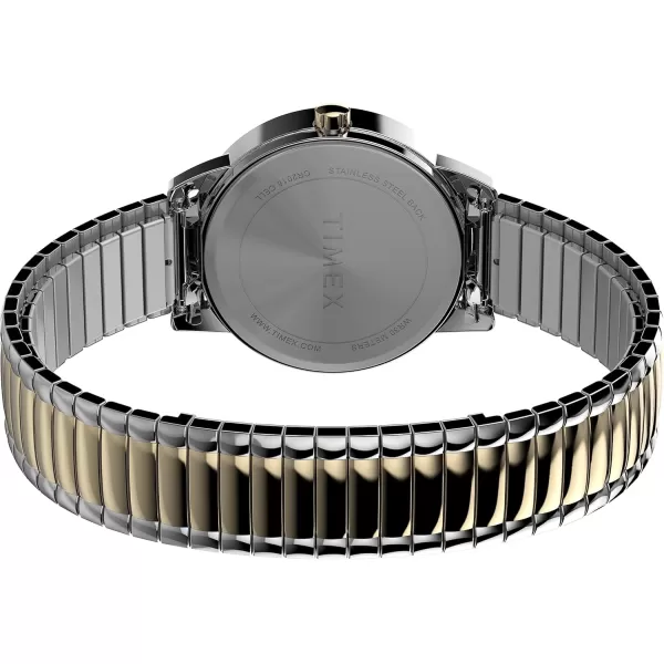 Timex Womens Easy Reader WatchTwoToneTwoToneWhiteD30mm
