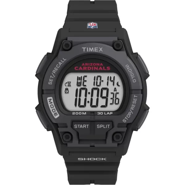 Timex Mens NFL Takeover 42mm Digital WatchArizona Cardinals