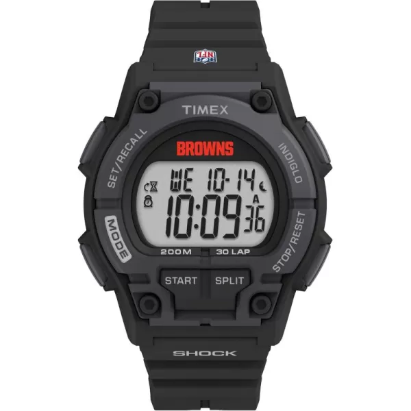 Timex Mens NFL Takeover 42mm Digital WatchCleveland Browns