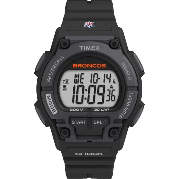 Timex Mens NFL Takeover 42mm Digital WatchDenver Broncos