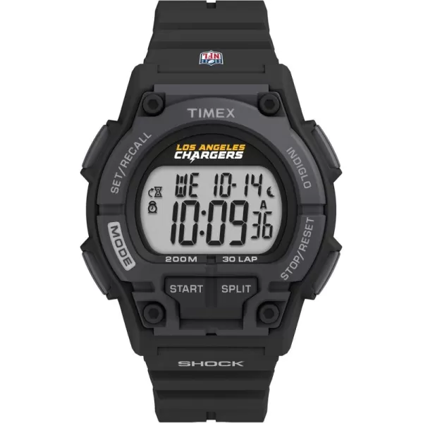Timex Mens NFL Takeover 42mm Digital WatchLos Angeles Chargers