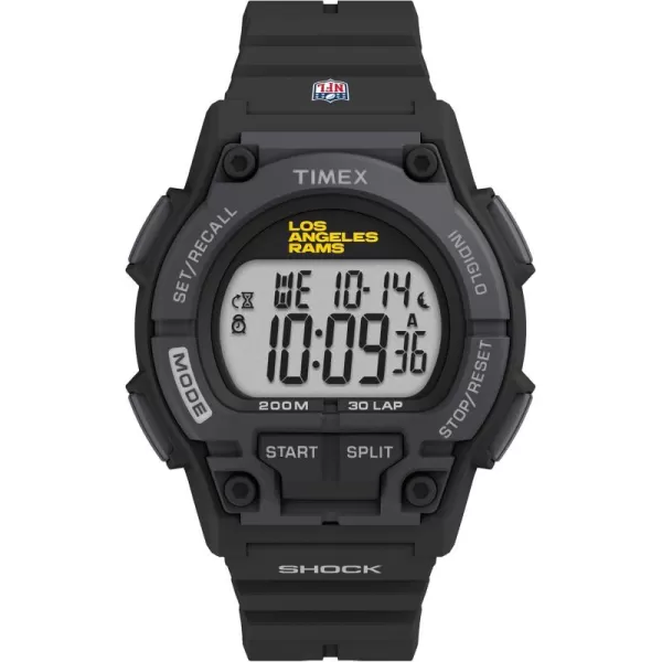 Timex Mens NFL Takeover 42mm Digital WatchLos Angeles Rams