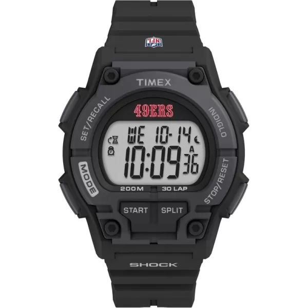 Timex Mens NFL Takeover 42mm Digital WatchSan Francisco 49ers