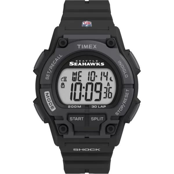 Timex Mens NFL Takeover 42mm Digital WatchSeattle Seahawks