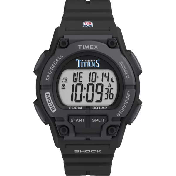 Timex Mens NFL Takeover 42mm Digital WatchTennessee Titans