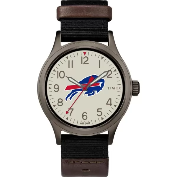 Timex Mens TWZFLIOMB NFL Clutch Detroit Lions WatchBuffalo Bills