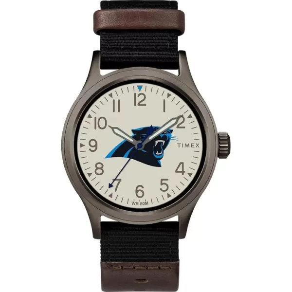 Timex Mens TWZFLIOMB NFL Clutch Detroit Lions WatchCarolina Panthers