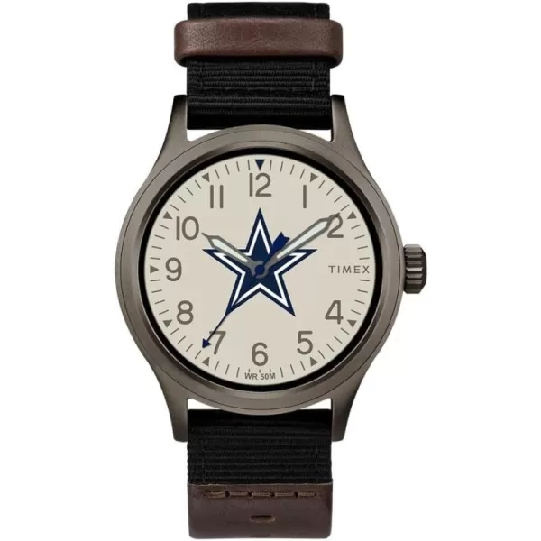 Timex Mens TWZFLIOMB NFL Clutch Detroit Lions WatchDallas Cowboys