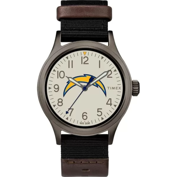 Timex Mens TWZFLIOMB NFL Clutch Detroit Lions WatchLos Angeles Chargers