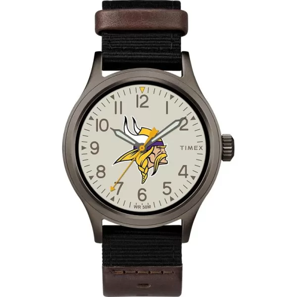 Timex Mens TWZFLIOMB NFL Clutch Detroit Lions WatchMinnesota Vikings