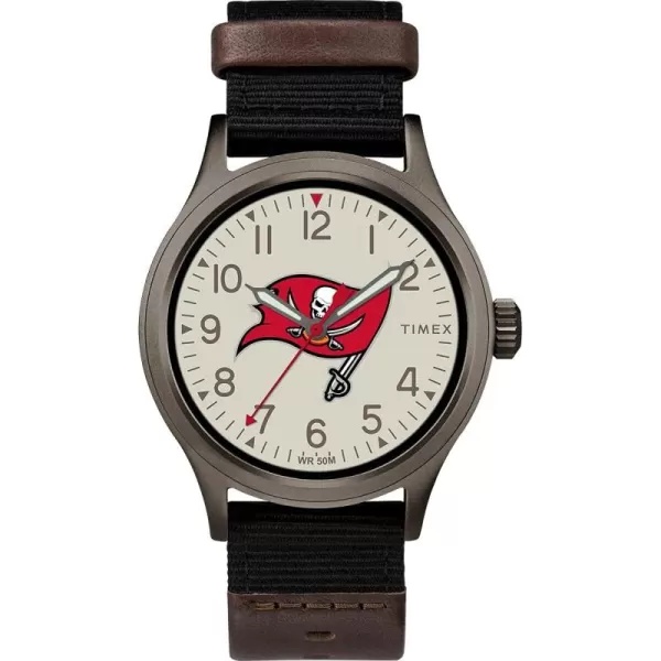 Timex Mens TWZFLIOMB NFL Clutch Detroit Lions WatchTampa Bay Buccaneers