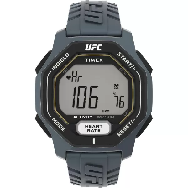 Timex UFC Mens Spark 46mm WatchGrayDigitalGray