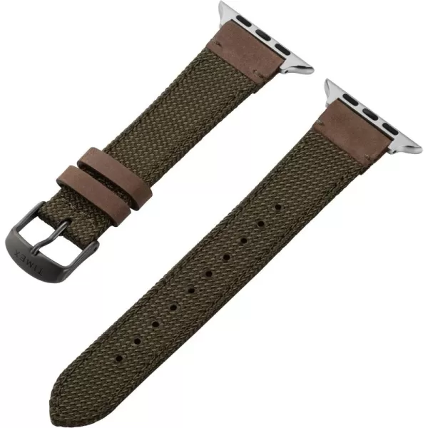Timex Unisex Strap Compatible with 42mm  44mm Apple WatchGreen