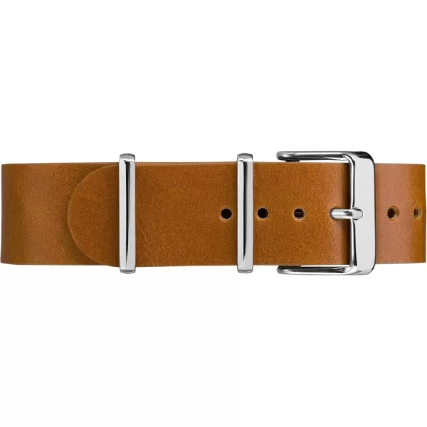 Timex Watch Bands TW7C06900GZ 20mm DoubleLayered Nylon Strap Nylon MultiColor Watch StrapMedium Brown Leather