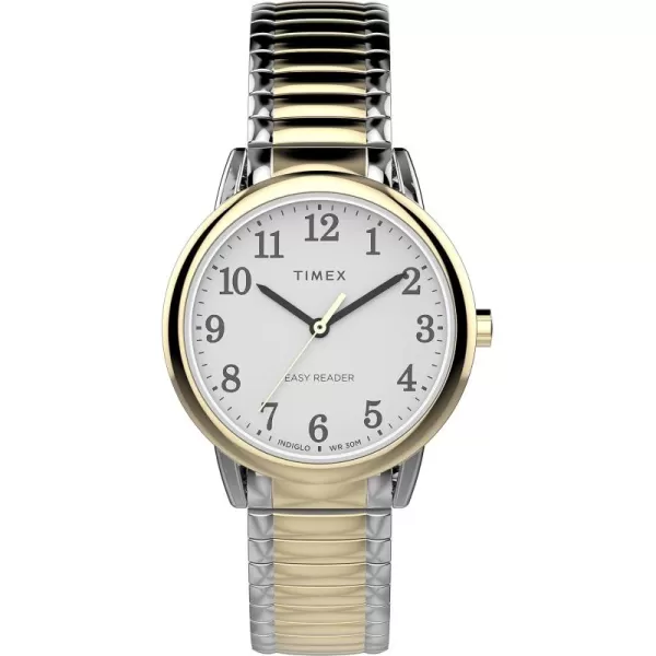 Timex Womens Easy Reader WatchTwoToneTwoToneWhiteD30mm