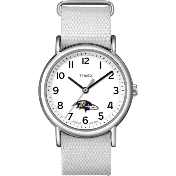 Timex Womens NFL Weekender 38mm WatchBaltimore Ravens
