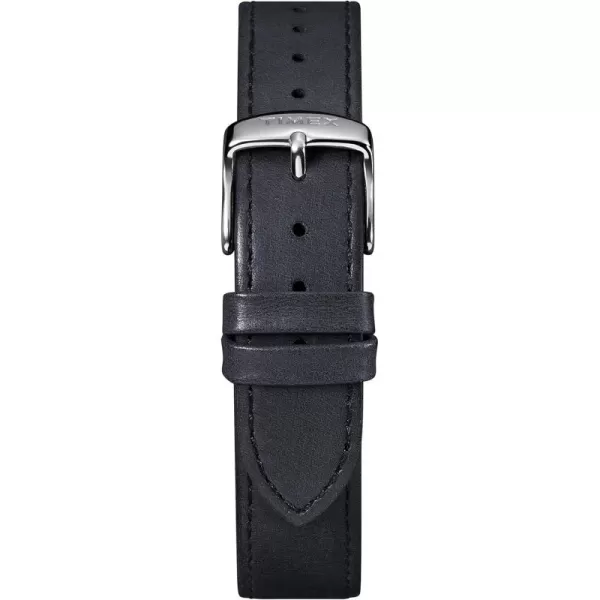 Timex Womens TwoPiece 18mm QuickRelease StrapBlack Leather