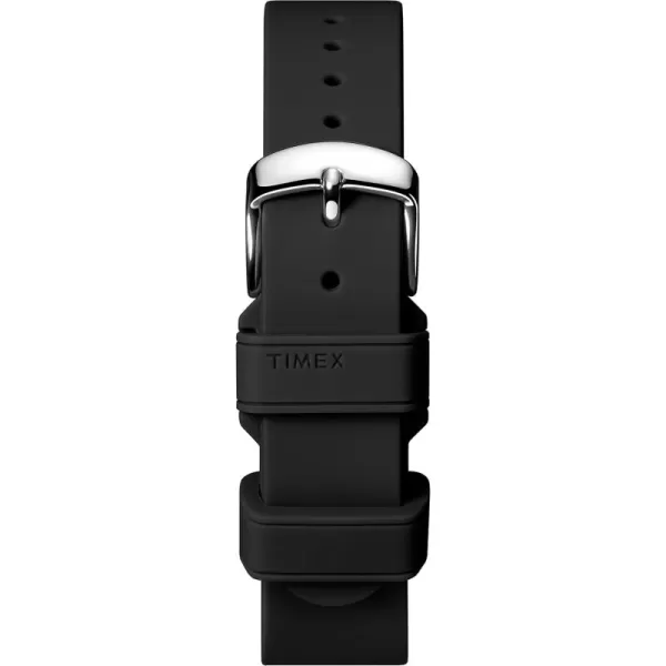 Timex Womens TwoPiece 18mm QuickRelease StrapBlack Silicone