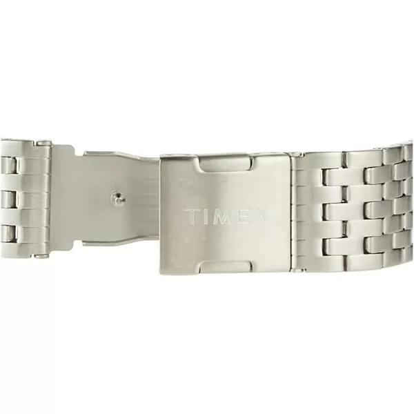 Timex 20mm Stainless Steel QuickRelease Bracelet  SilverTone with Deployment ClaspSilverTone