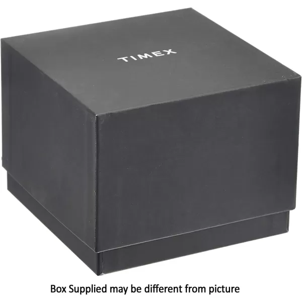 Timex Mens Easy Reader WatchBlackSilverToneWhiteA35mm