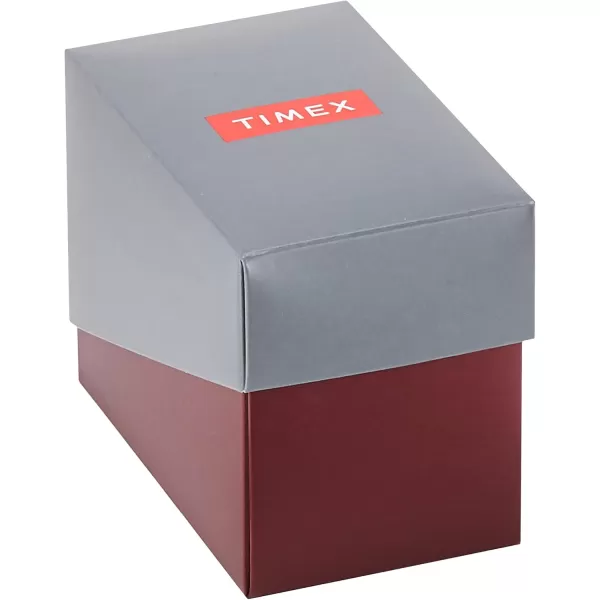 Timex Mens Easy Reader WatchBlackSilverToneWhiteA35mm