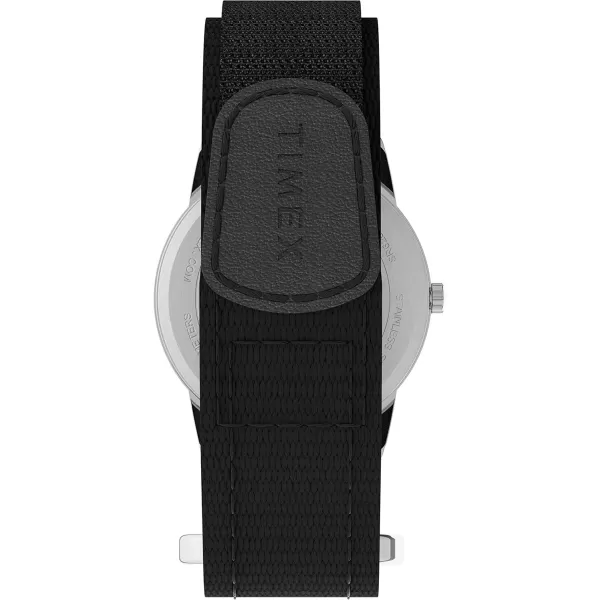 Timex Mens Easy Reader WatchBlackSilverToneWhiteE35mm