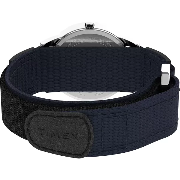 Timex Mens Easy Reader WatchBlueSilverToneBlue35mm