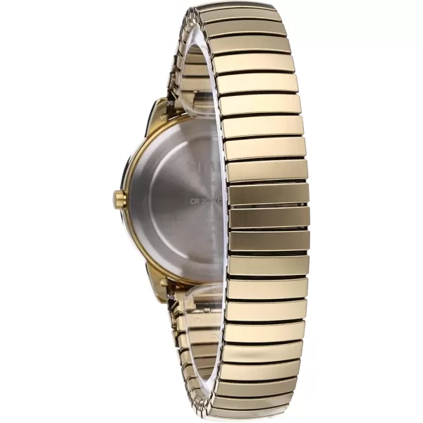 Timex Mens Easy Reader WatchGoldToneGoldToneWhiteB35mm