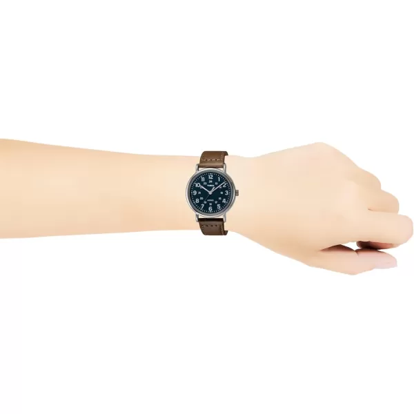 Timex Mens Weekender 40mm WatchTanBlue