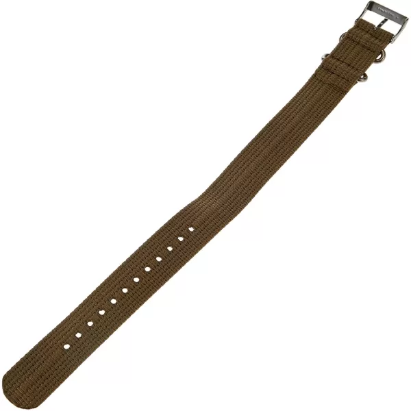 Timex SingleLayer 20mm SlipThru StrapOlive