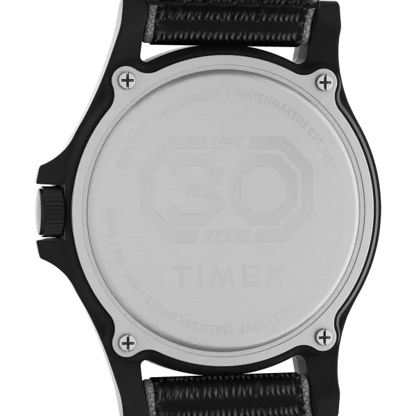 Timex UFC Mens Apex 40mm WatchBlackBlackBlack