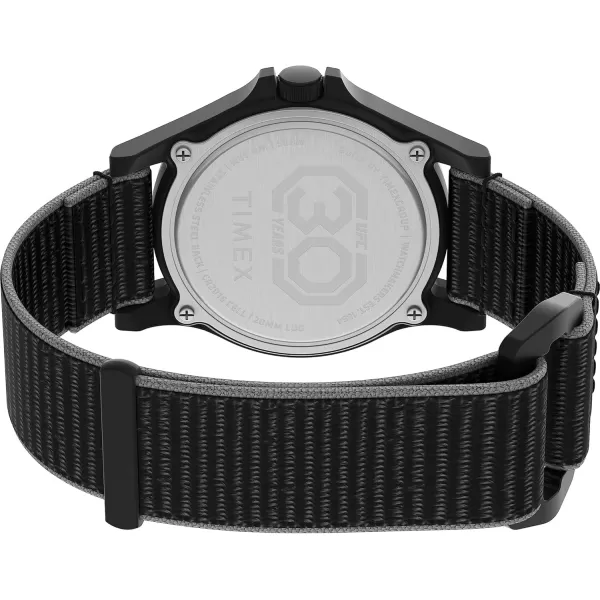 Timex UFC Mens Apex 40mm WatchBlackBlackBlack