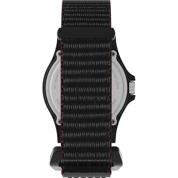 Timex UFC Mens Apex 40mm WatchBlackBlackBlackRed