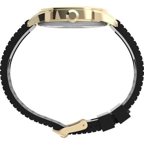 Timex UFC Mens Athena 42mm WatchBlackGoldTone